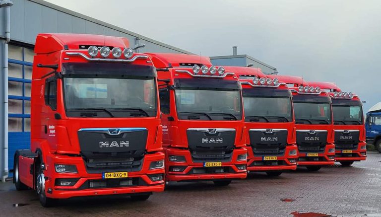Vijf nieuwe MAN-trekkers voor Bentvelzen Transport