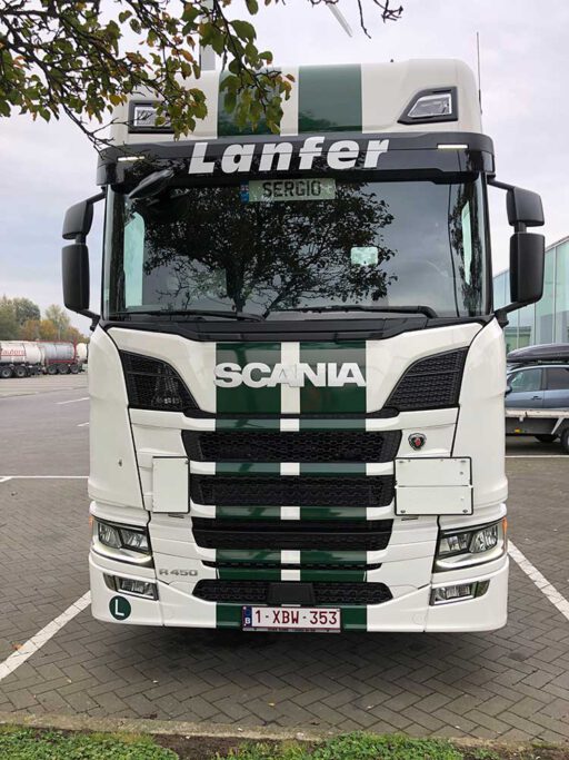 Scania R450 Wauters / Lanfer Belgie Scania R450 Wauters / Lanfer Belgie