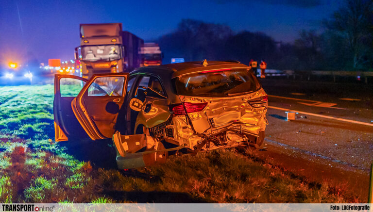 Ernstig ongeval met vier auto’s en een vrachtwagen op A1 [+foto]