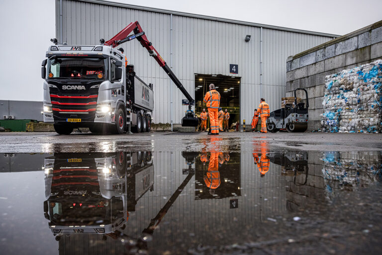 AWS Asfaltwerken kiest voor een Scania vierasser