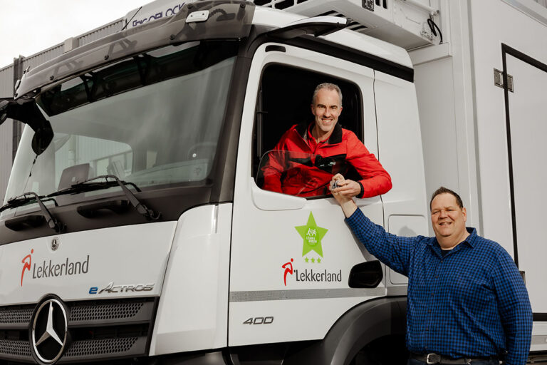 Elektrische Mercedes-Benz eActros 400L voor Lekkerland Nederland