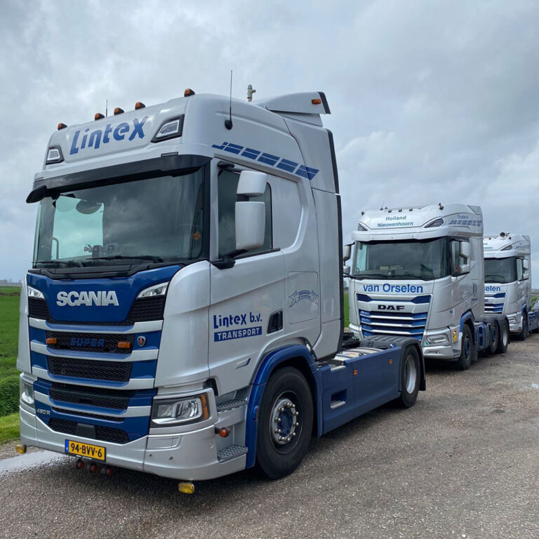 J.C.S. van Orselen neemt vrachtwagens van Lintex Transport over