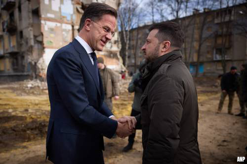 Rutte en Zelensky