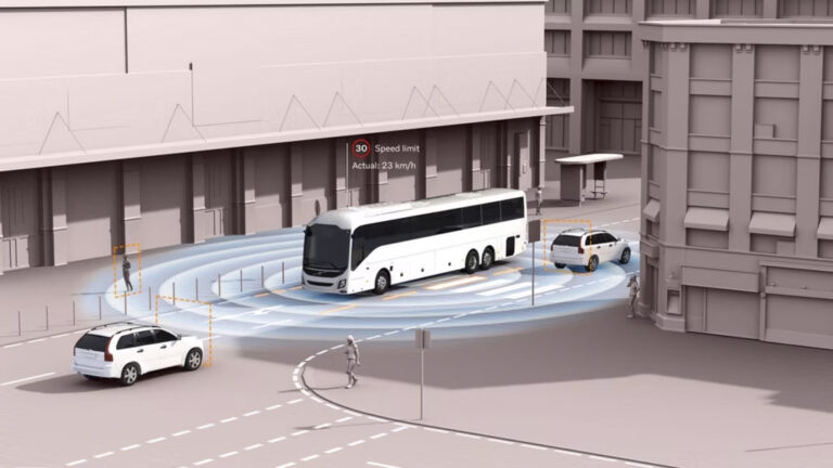 Volvo Buses lanceert nieuwe verbeterde veiligheidssystemen om kwetsbare weggebruikers te beschermen