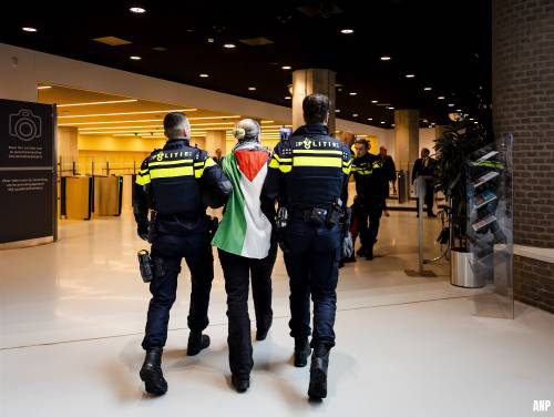 pro-Palestijnse demonstratie in Tweede Kamer