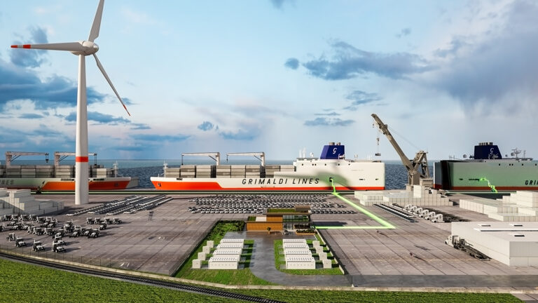 Eerste walstroom voor zeeschepen arriveert in Antwerp Euroterminal