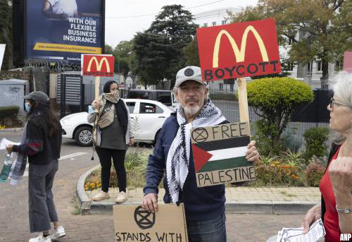 Free-Palestine demonstratie
