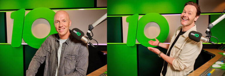 Lex Gaarthuis en Gijs Staverman nieuwe presentatoren ochtend- en middagshow van Radio 10