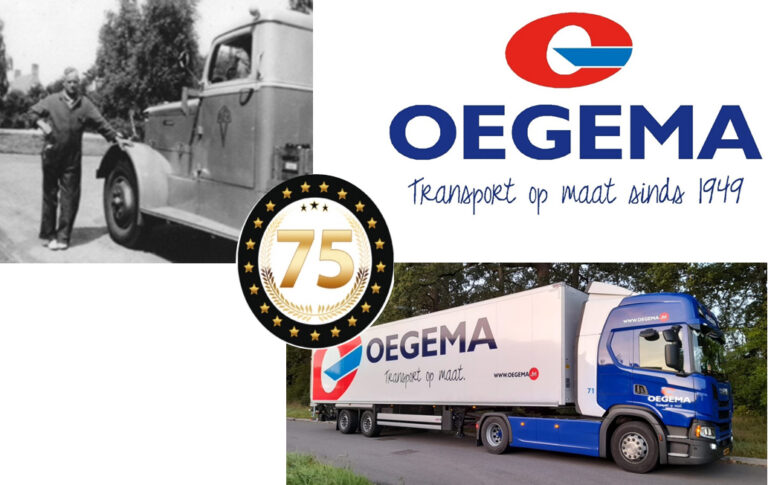 Oegema Transport uit Surhuisterveen bestaat 75 jaar