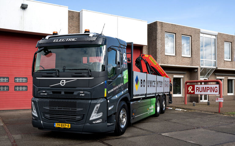 Rumping levert bouwmaterialen elektrisch met Volvo FM Electric