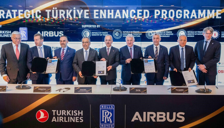 Turkish Airlines, Airbus en Rolls-Royce versterken partnerschap