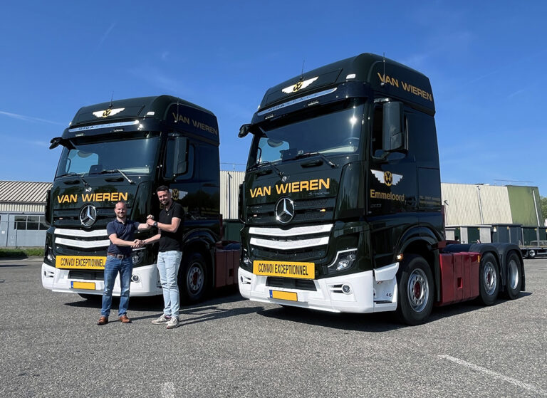 Van Wieren Special B.V. versterkt wagenpark met twee nieuwe Mercedes-Benz trucks