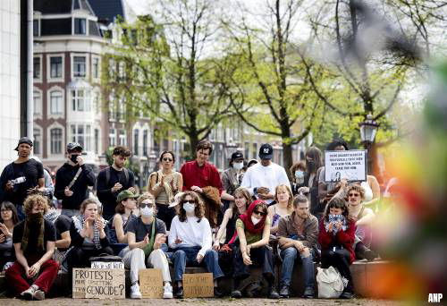 protest bij Stopera