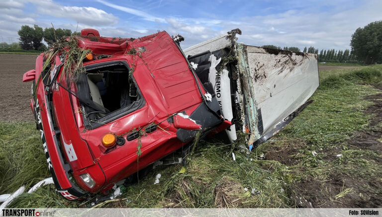 Vrachtwagen van de A27, berging maandagavond, snelheidsbeperking van kracht [+foto]