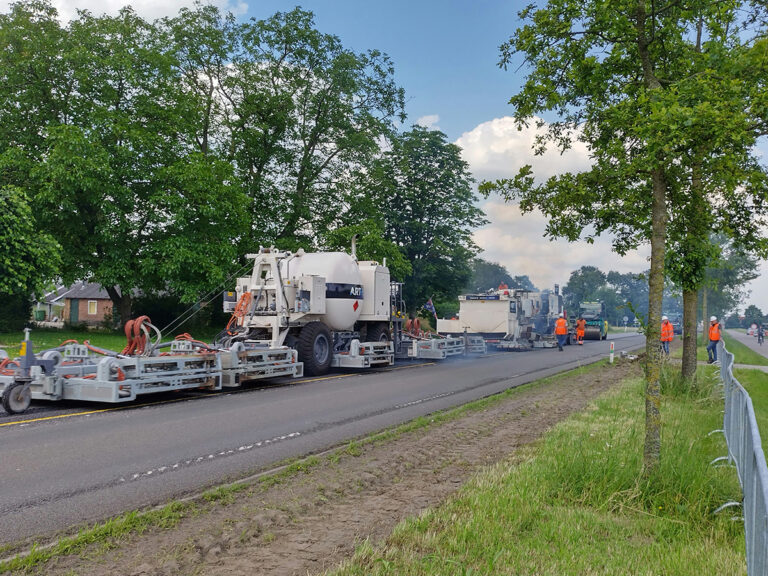 Rijkswaterstaat en provincie Gelderland starten pilotprogramma met Asphalt Recycling Train