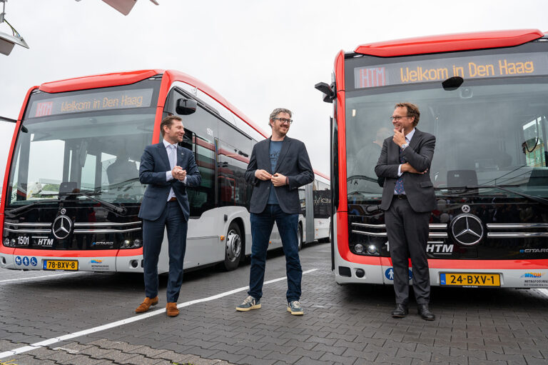 HTM presenteert nieuwe elektrische bussen