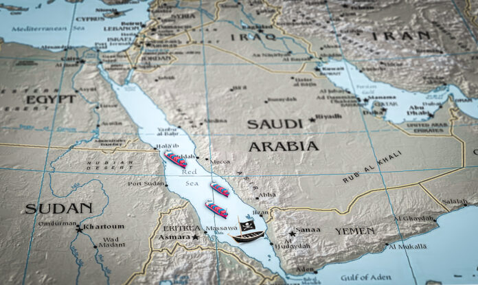 Rode zee, Red Sea, pirates, piraten