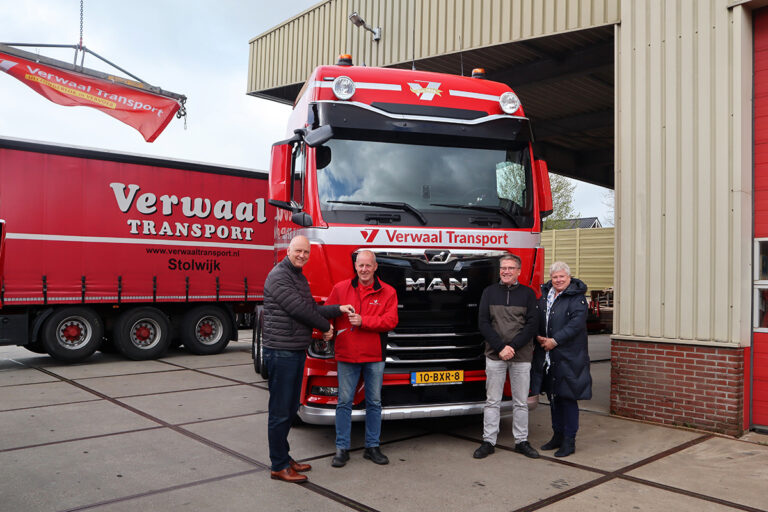 MAN jubileumtruck voor Verwaal Transport