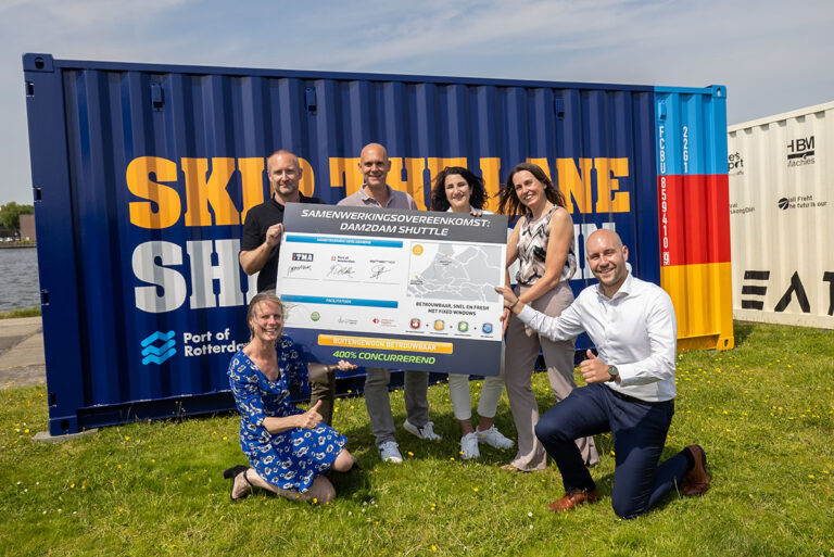 Nieuwe Dam2Dam Shuttle haalt tot 40.000 TEU van de weg