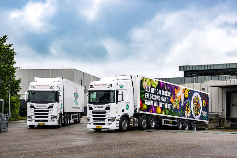 Tuinderij Vers Brielle komt chauffeurs tegemoet en schaft twee Scania’s R460 aan