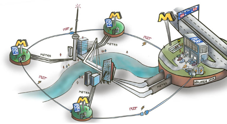 Doorbraak in slim gebruik netcapaciteit: RET mag elektriciteitsnet beschikbaar stellen aan laadpleinen in Rotterdam