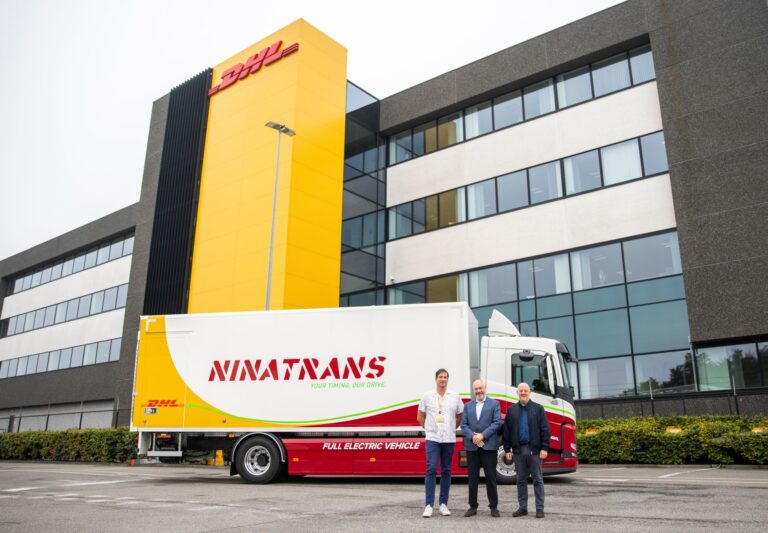 DHL en Ninatrans bereiken nieuwe mijlpaal met elektrische vrachtwagens