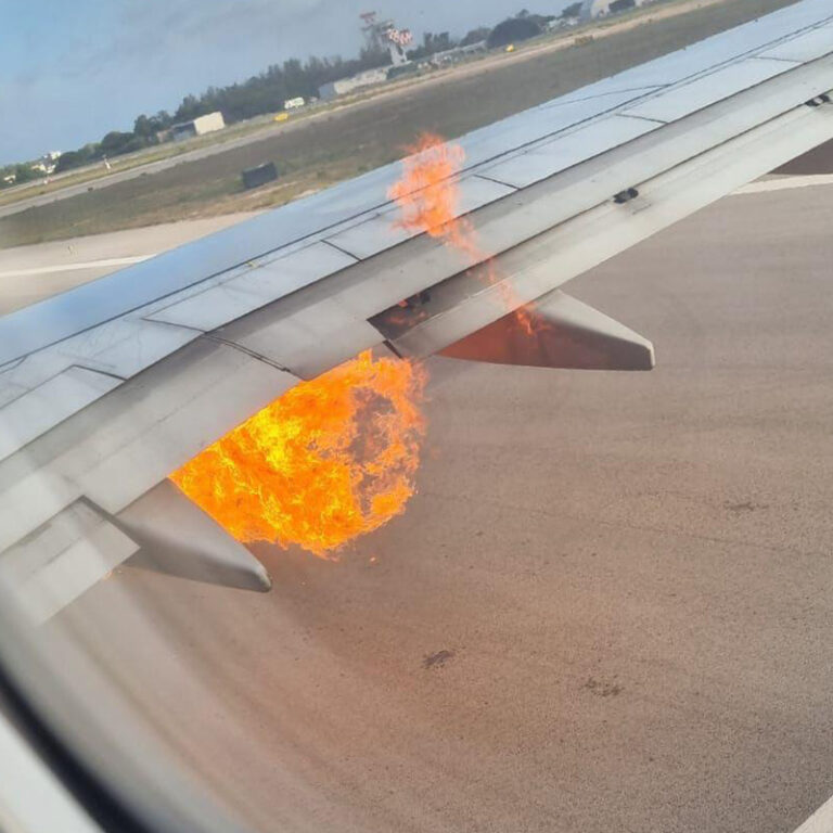 184 passagiers geëvacueerd nadat motor Ryanair vliegtuig in brand vliegt bij opstijgen [+foto’s&video]