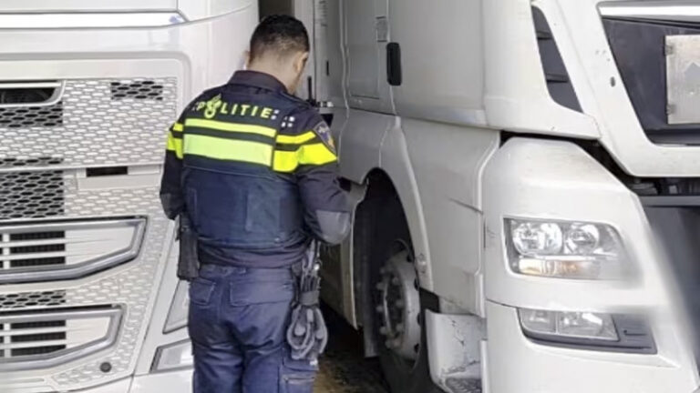 Controle in Amersfoort op criminaliteit in de transportsector