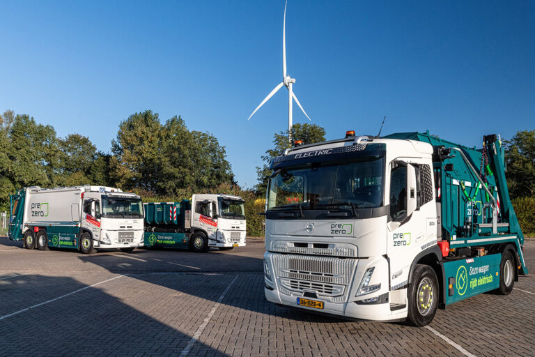PreZero zet 32 Volvo FM Electric-trucks in voor efficiënte, stille en uitstootvrije afvalinzameling