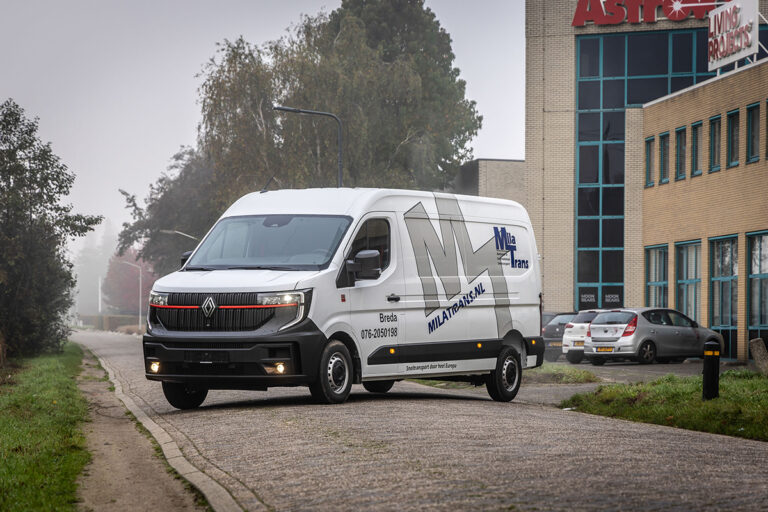 Mila Transport levert nu ook met nieuwe Renault Masters