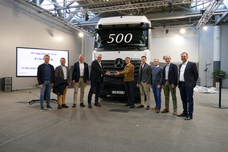 Mercedes-Benz Trucks levert 500 nieuwe Actros-trucks aan Litouwse Finéjas Group