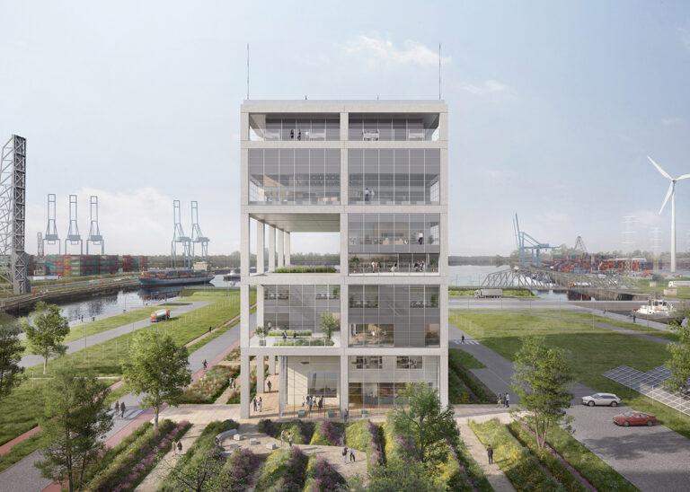 Start bouw van gloednieuw coördinatiecentrum in Antwerpse haven