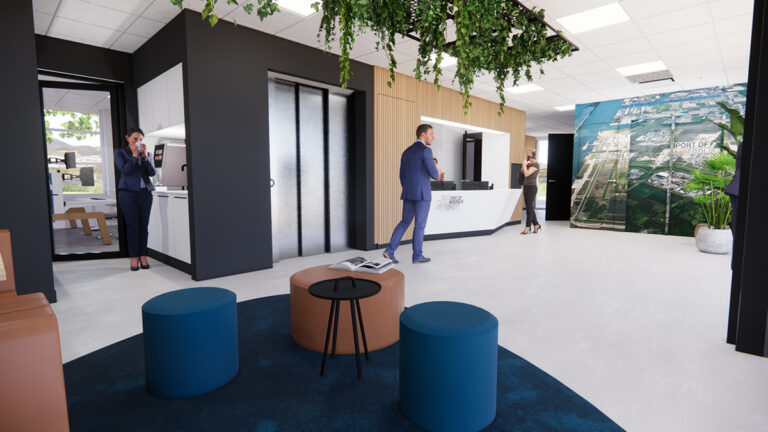 Verbouwing en tijdelijke verhuizing Havenbedrijf Moerdijk