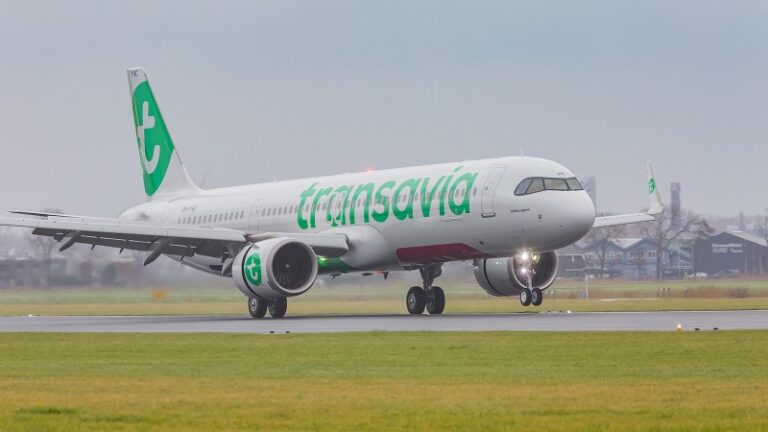 Vloot Transavia steeds stiller