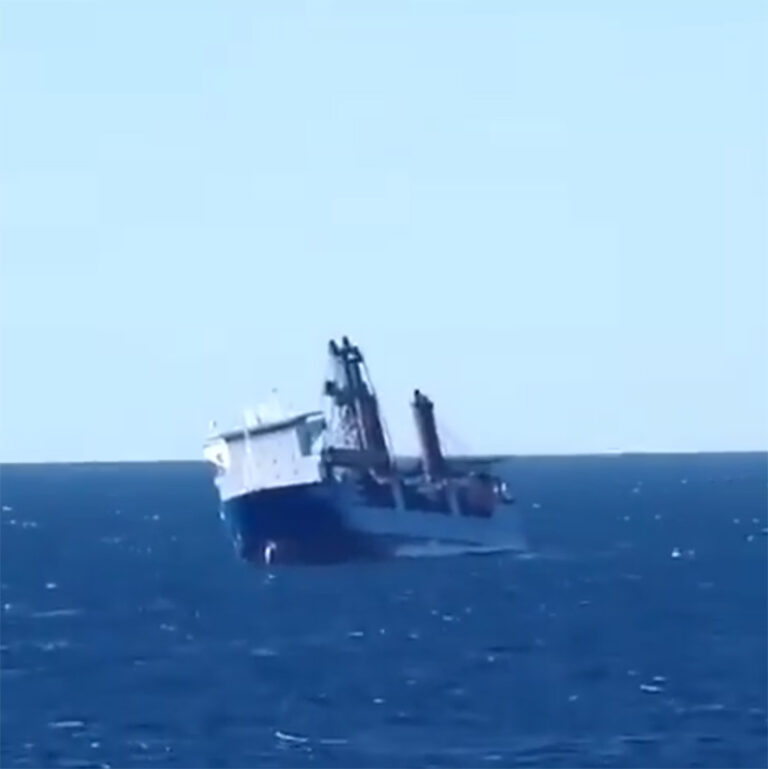 Russisch vrachtschip ‘Ursa Major’ na explosie gezonken in Middellandse Zee [+video]