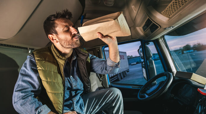 Vrachtwagenchauffeur Alcohol