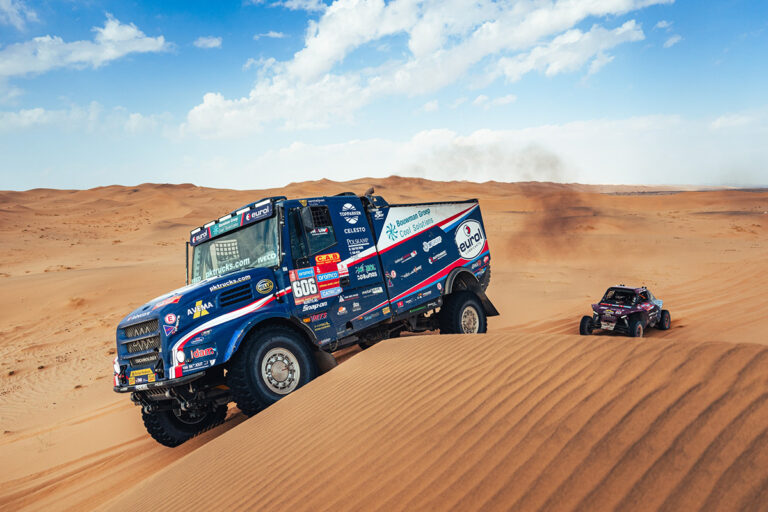 Kapotte riem verstiert feestje Eurol Rally Sport