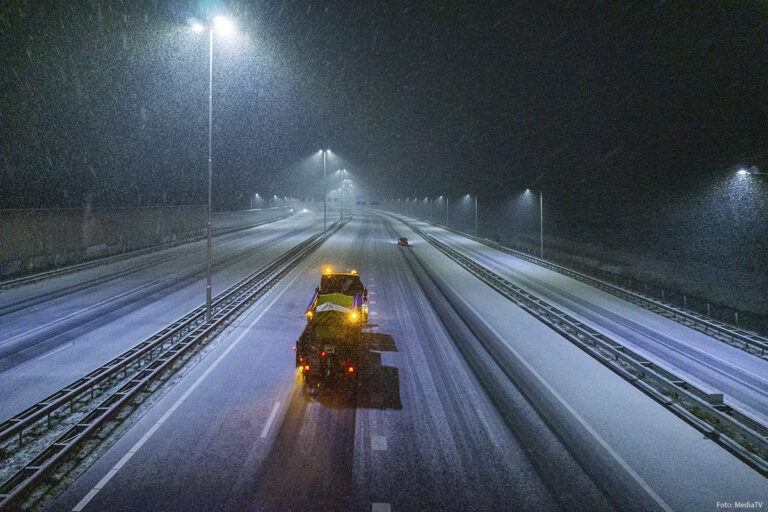 Meer dan 8 miljoen kilo zout gestrooid op wegen tegen gladheid