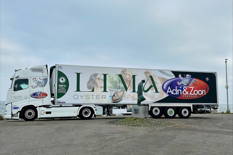 Eerste volledig elektrische koeloplegger van Lamberet in Nederland