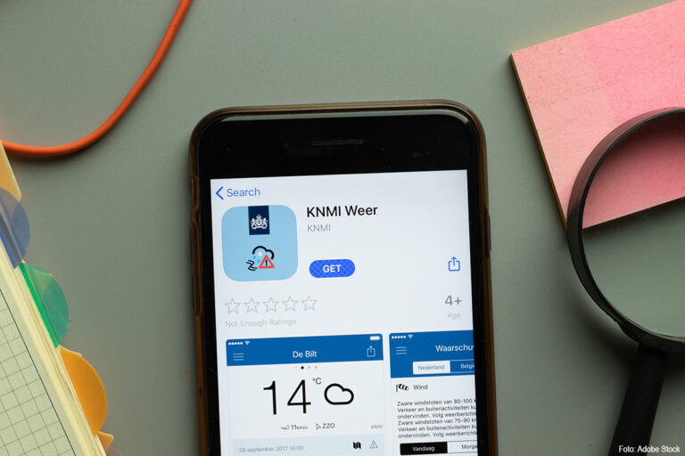 KNMI hoeft weerapp niet aan te passen