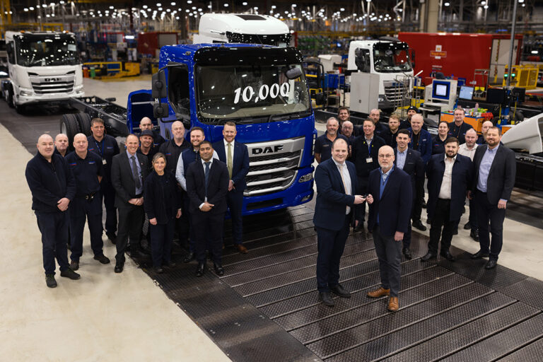 DAF bereikt mijlpaal van 10.000 XB distributietrucks