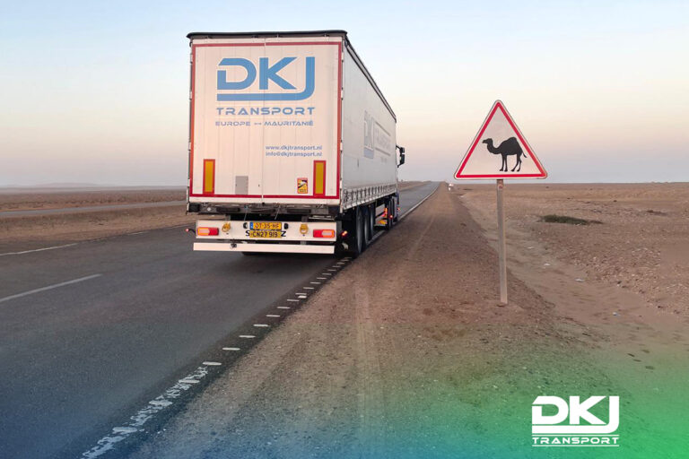 DKJ Transport voltooit succesvol bijzondere rit naar Mauritanië