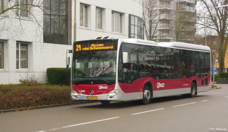 Buschauffeurs Qbuzz voeren actie op station Emmen vanwege onveilige situatie