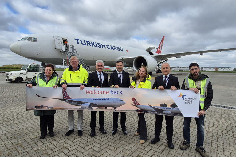 Turkish Cargo keer terug naar Maastricht Aachen Airport