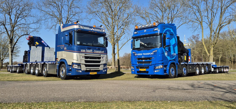 Samenwerking Van Hooft Transport, De Kreek Transport en GS Meppel resulteert in unieke 4-assige laagbouw aanhangwagen