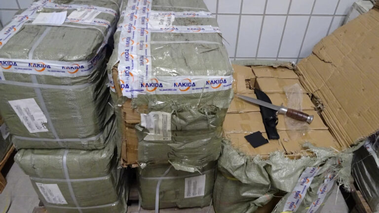 Douane treft verboden wapens aan in vrachtwagen tijdens controle in Duitse Stralsund [+foto’s]