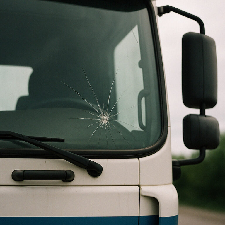 Kleine barst, grote gevolgen: Duitse controle legt vrachtwagen drie dagen stil