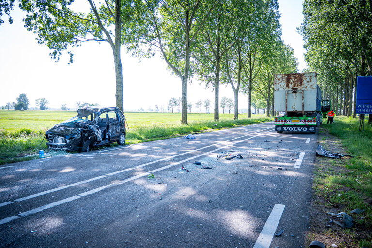 Dode na ernstig ongeval op N214