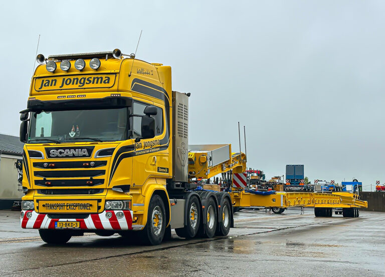 Nieuwe Faymonville Megamax ketelbed-dieplader voor Jan Jongsma BV