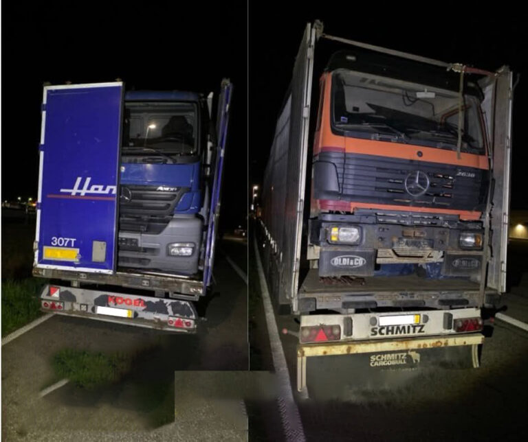 Vrachtwagen in vrachtwagen op weg naar Afghanistan gestopt door Duitse politie [+foto’s]